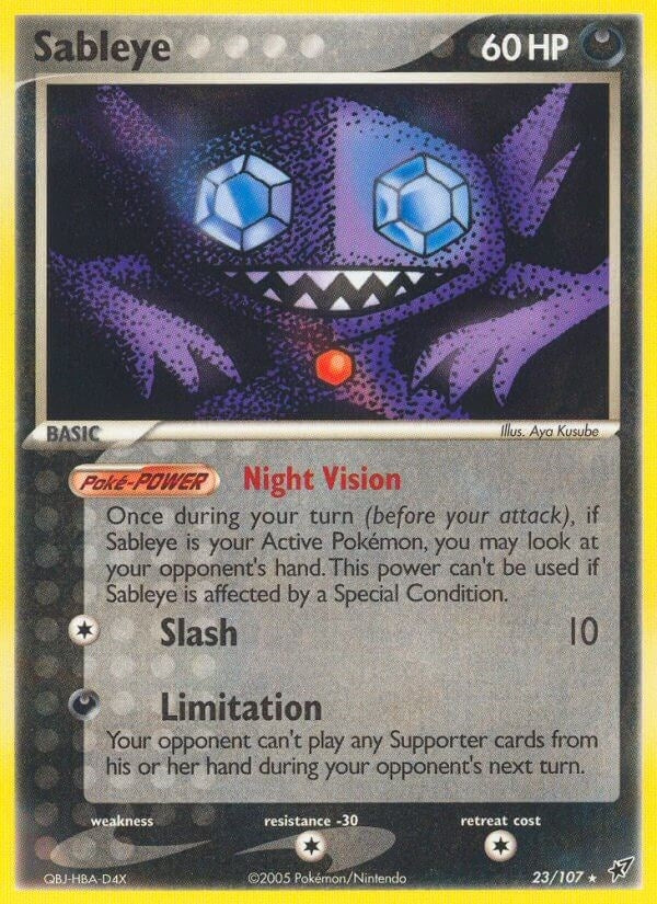 Image for Sableye (Deoxys) (23/107) - Pokemon