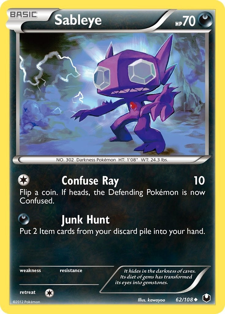 Image for Sableye (Dark Explorers) (62/108) - Pokemon