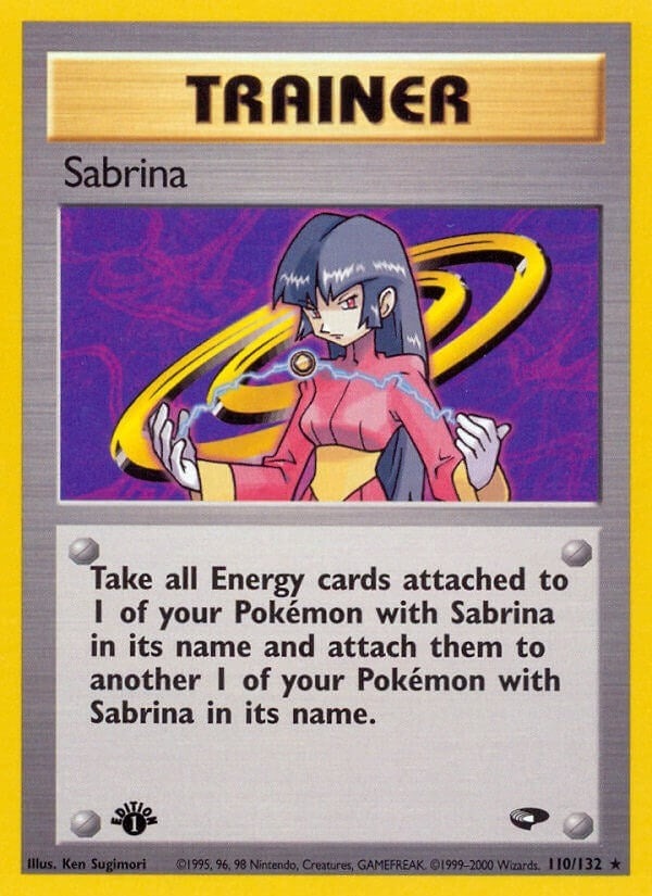 Image for Sabrina (110) (Gym Challenge) (110/132) - Pokemon