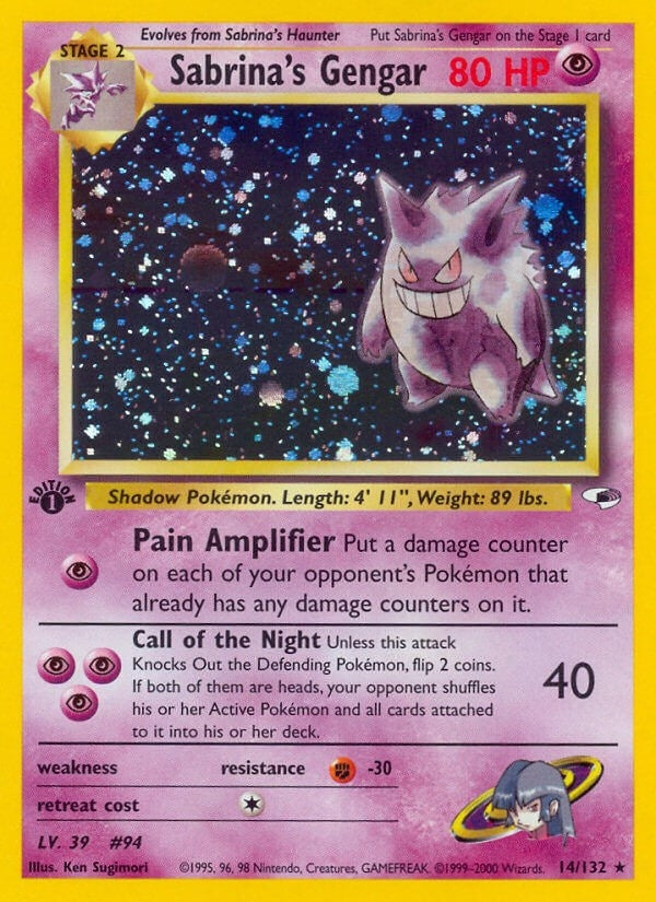 Image for Sabrina's Gengar (Gym Heroes) (014/132) - Pokemon