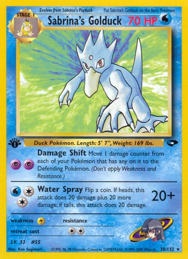 Image for Sabrina's Golduck (Gym Challenge) (030/132) - Pokemon