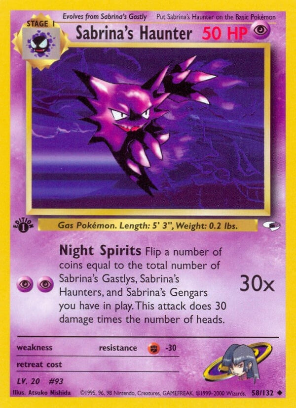 Image for Sabrina's Haunter (Gym Heroes) (058/132) - Pokemon