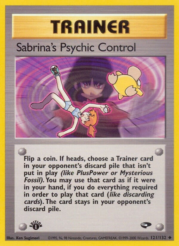 Image for Sabrina's Psychic Control (Gym Challenge) (121/132) - Pokemon