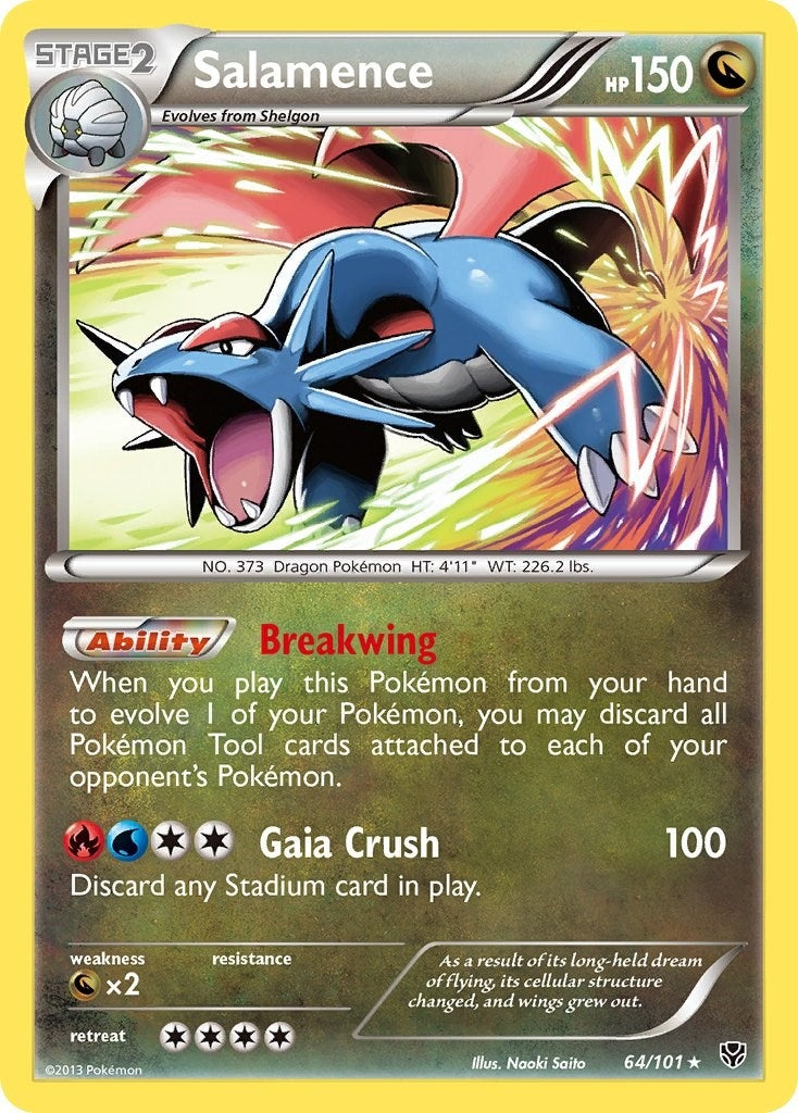 Image for Salamence (Plasma Blast) (64/101) - Pokemon