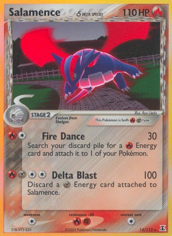 Image for Salamence (Delta Species) (Delta Species) (14/113) - Pokemon
