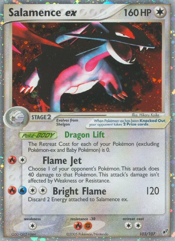 Image for Salamence ex (Deoxys) (103/107) - Pokemon