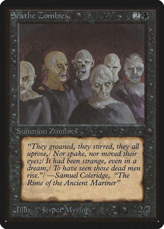 Image for Scathe Zombies (Beta Edition) - Magic: The Gathering