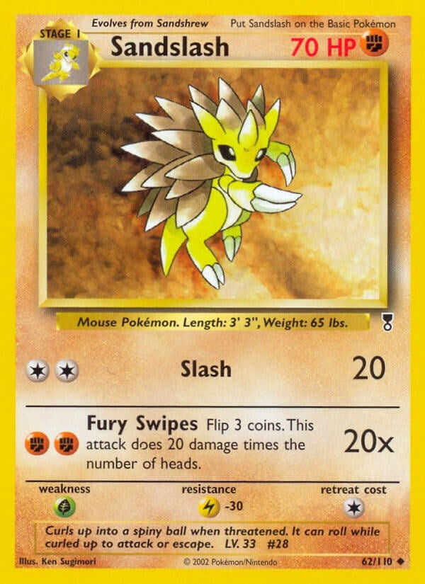 Image for Sandslash (Legendary Collection) (062/110) - Pokemon