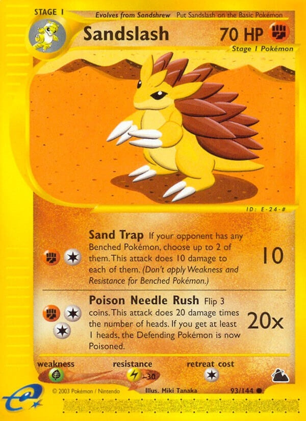 Image for Sandslash (Skyridge) (093/144) - Pokemon
