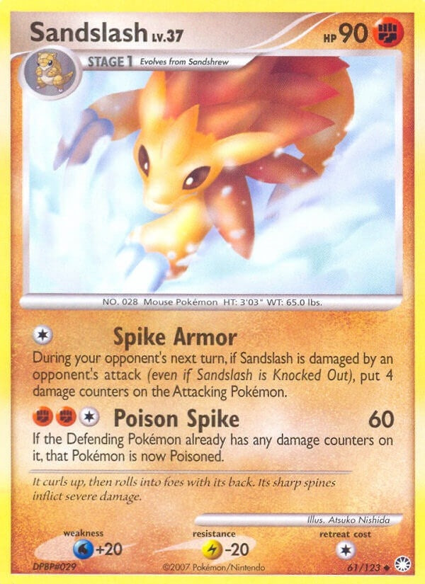 Image for Sandslash (Mysterious Treasures) (61/123) - Pokemon