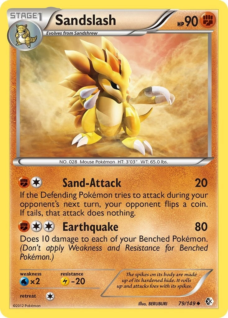 Image for Sandslash (Boundaries Crossed) (79/149) - Pokemon