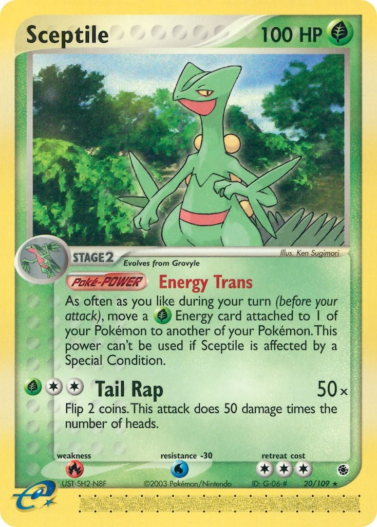 Image for Sceptile (Ruby and Sapphire) (20/109) - Pokemon