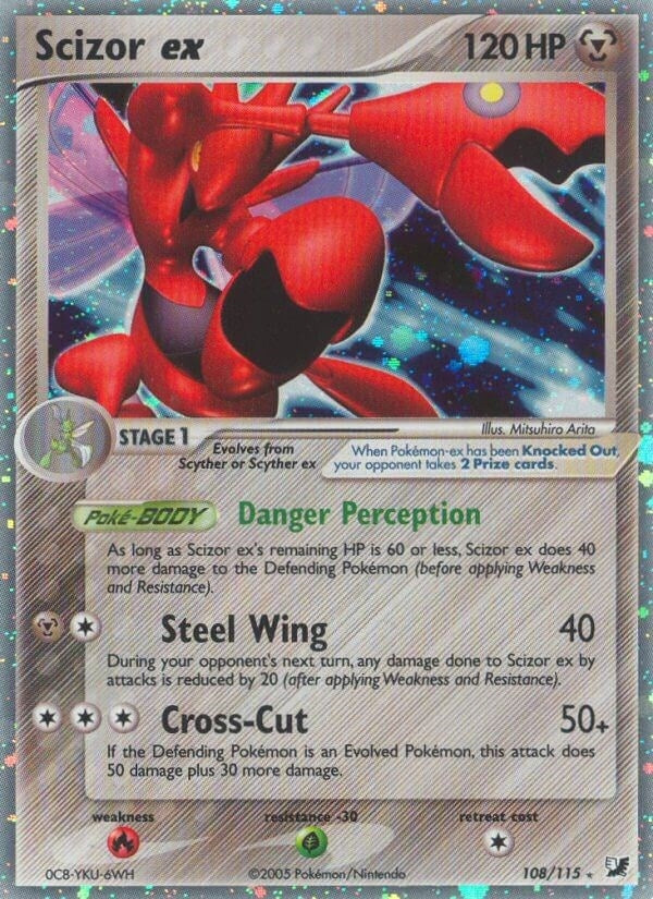 Image for Scizor ex (Unseen Forces) (108/115) - Pokemon