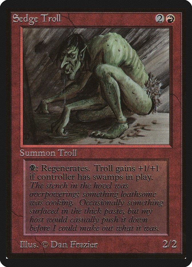 Image for Sedge Troll (Beta Edition) - Magic: The Gathering