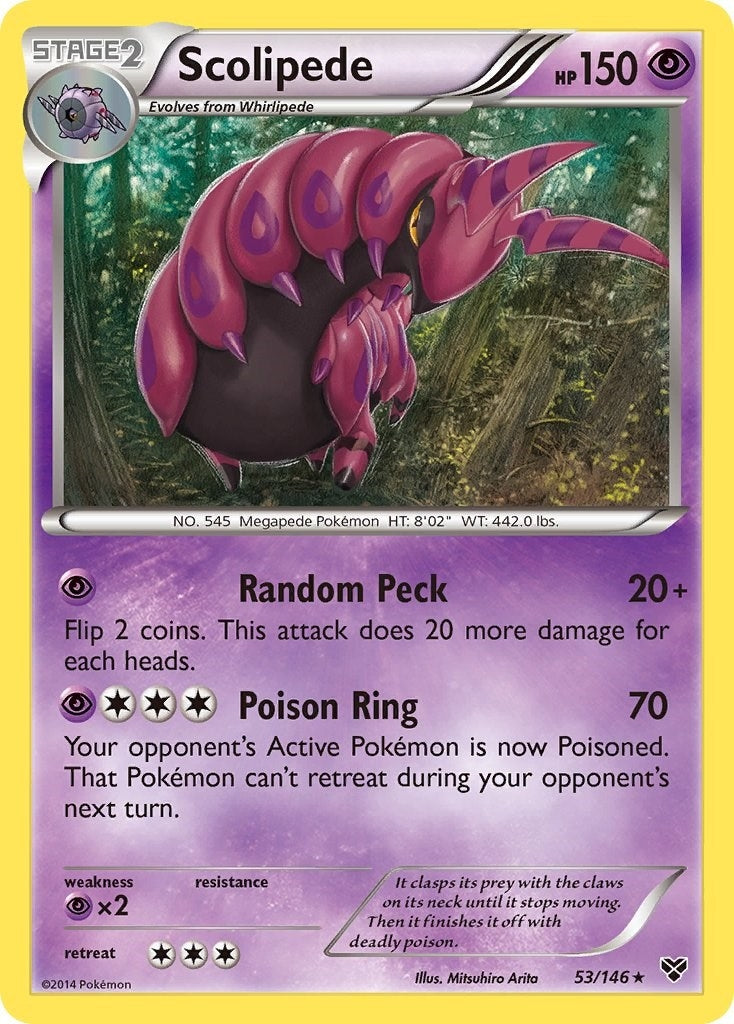 Image for Scolipede (XY Base Set) (53/146) - Pokemon