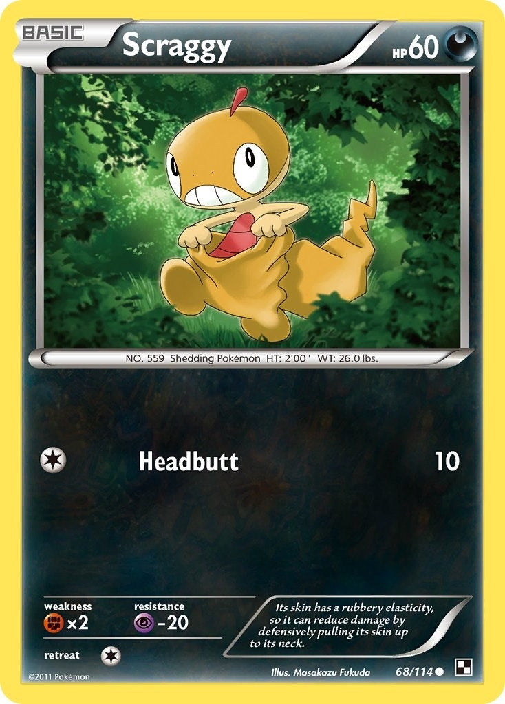 Image for Scraggy (Black and White) (68/114) - Pokemon