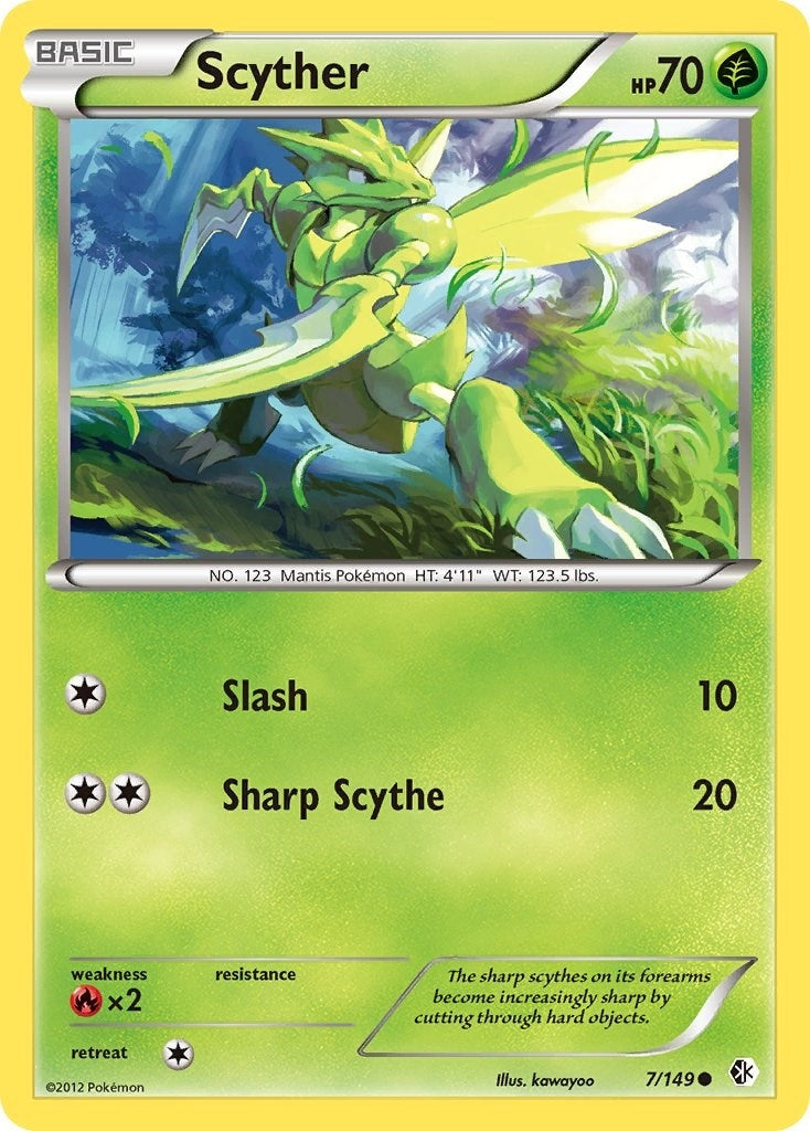Image for Scyther (Boundaries Crossed) (7/149) - Pokemon