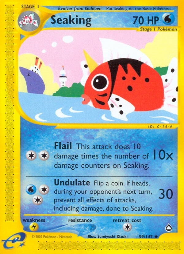 Image for Seaking (Aquapolis) (059/147) - Pokemon