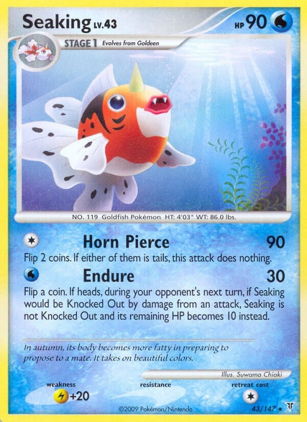 Image for Seaking (Supreme Victors) (43) - Pokemon