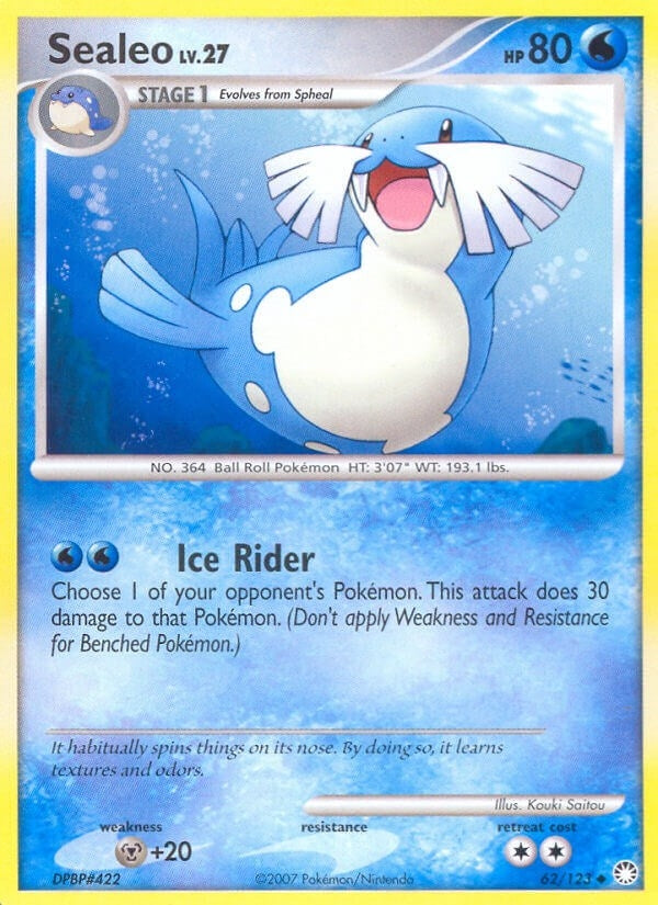 Image for Sealeo (Mysterious Treasures) (62/123) - Pokemon