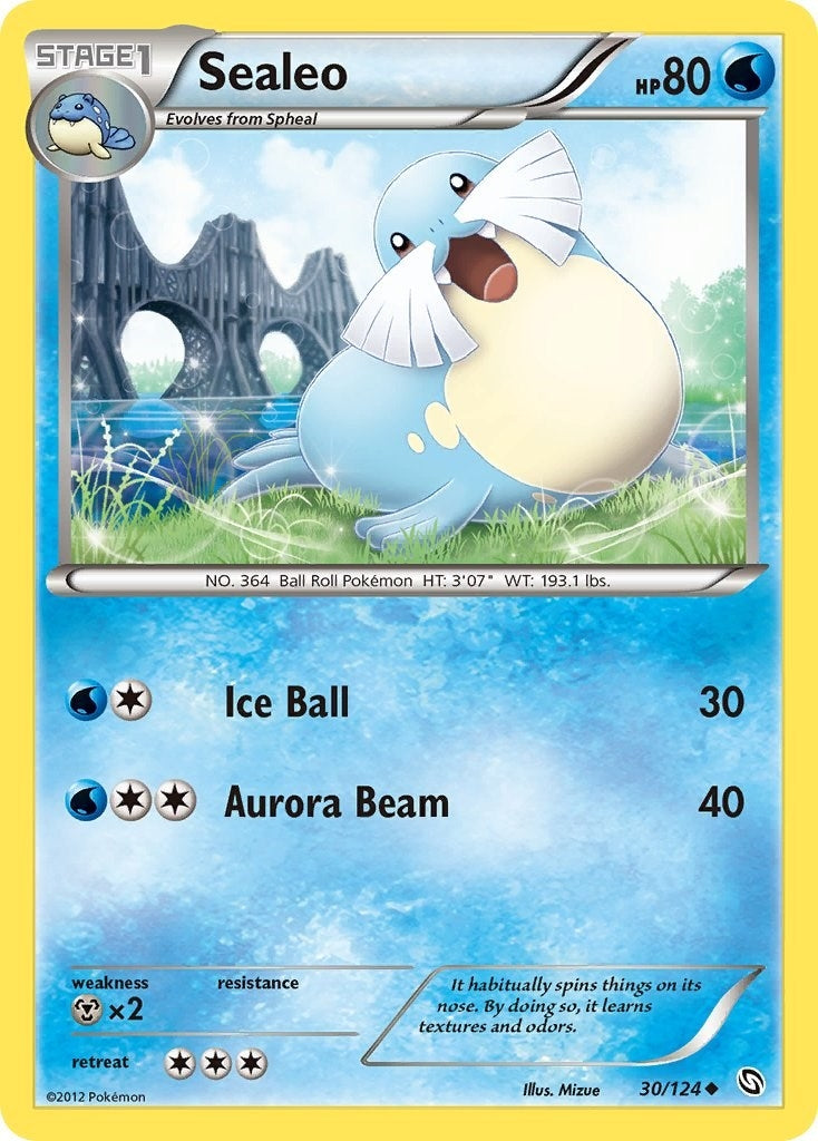 Image for Sealeo (Dragons Exalted) (30/124) - Pokemon