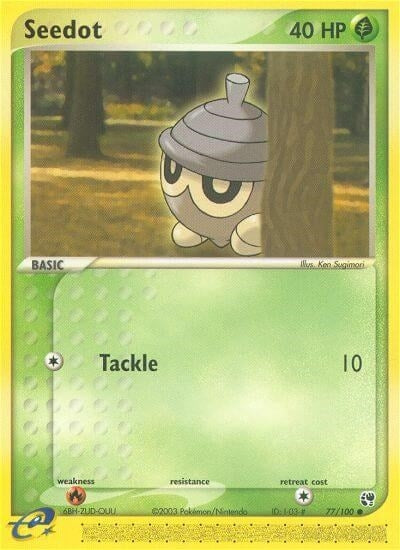 Image for Seedot (Sandstorm) (77/100) - Pokemon
