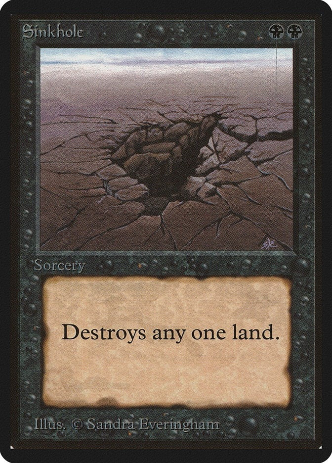 Image for Sinkhole (Beta Edition) - Magic: The Gathering