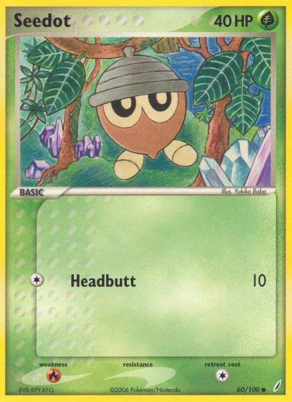 Image for Seedot (Crystal Guardians) (60/100) - Pokemon