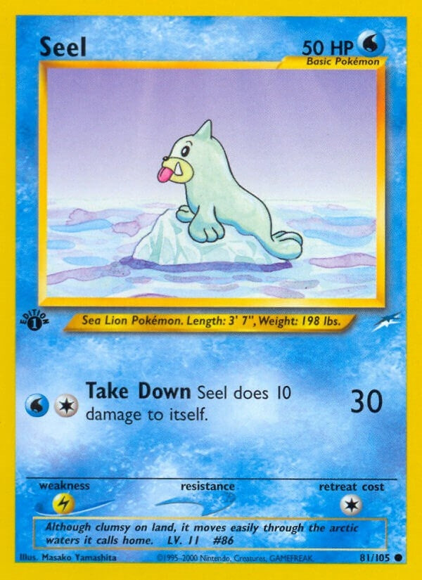 Image for Seel (Neo Destiny) (081/105) - Pokemon