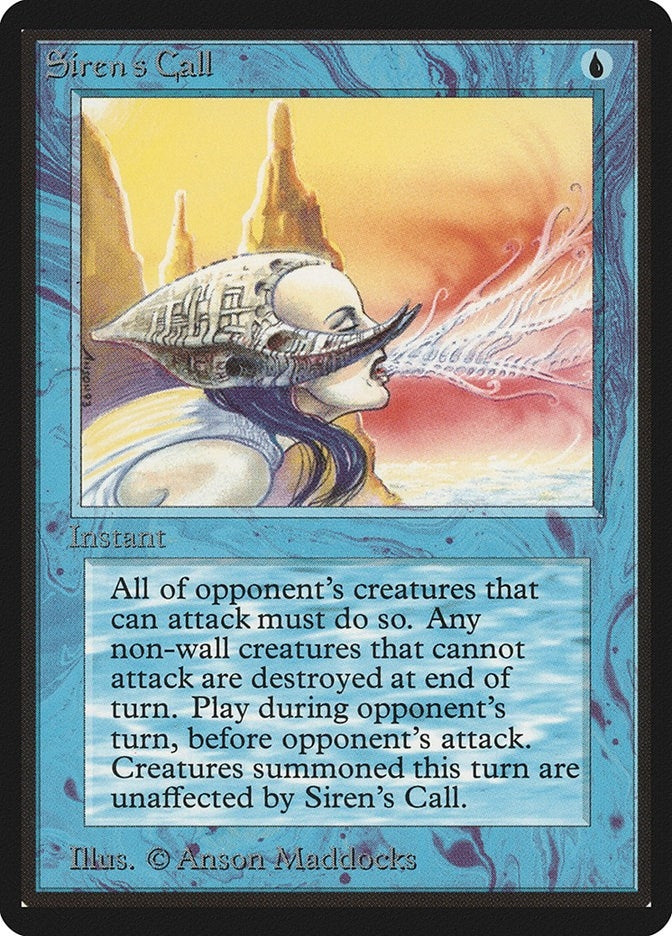 Image for Siren's Call (Beta Edition) - Magic: The Gathering