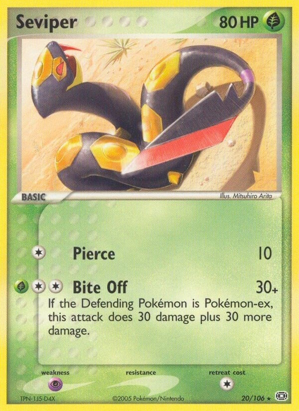 Image for Seviper (Emerald) (20/106) - Pokemon