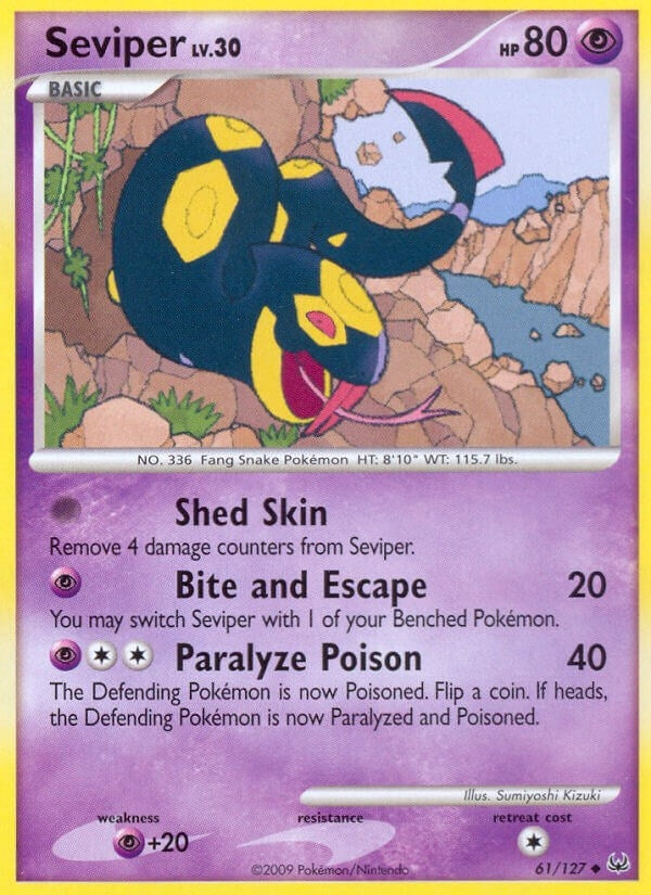 Image for Seviper (Platinum) (61/127) - Pokemon