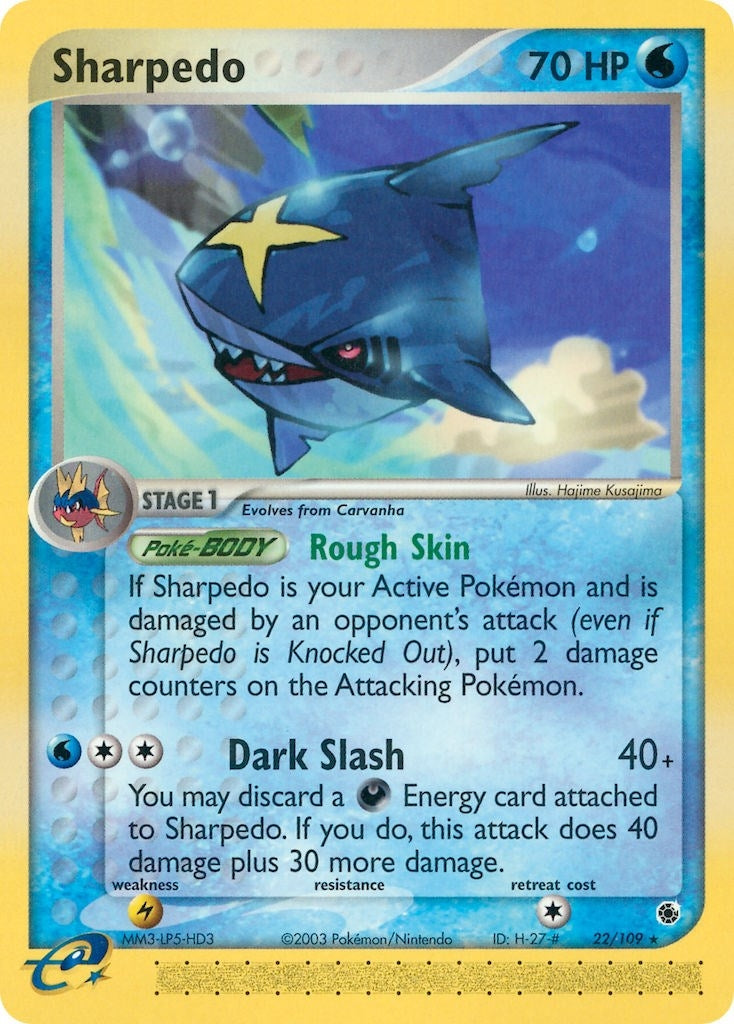 Image for Sharpedo (Ruby and Sapphire) (22/109) - Pokemon