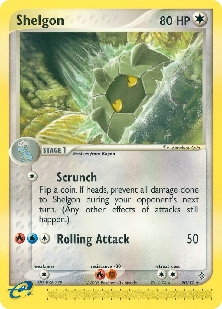 Image for Shelgon (Dragon) (20/97) - Pokemon