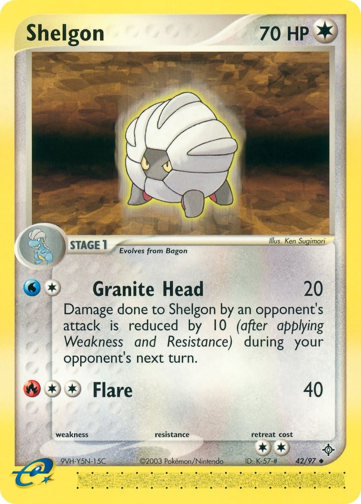 Image for Shelgon (Dragon) (42/97) - Pokemon
