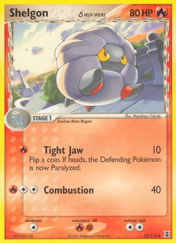 Image for Shelgon - 053/113 (Delta Species) (Delta Species) (53/113) - Pokemon