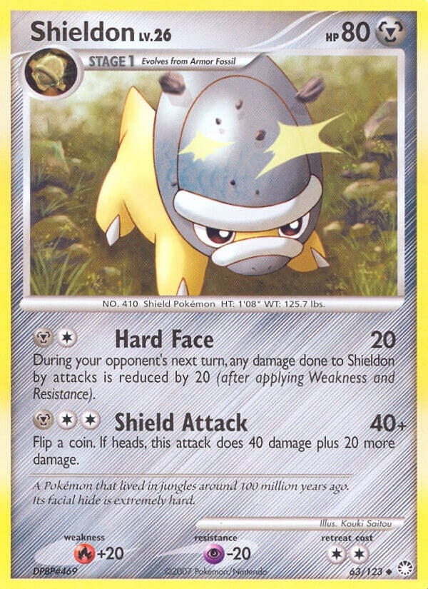 Image for Shieldon (Mysterious Treasures) (63/123) - Pokemon