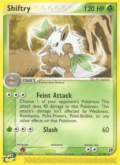 Image for Shiftry (Sandstorm) (22/100) - Pokemon