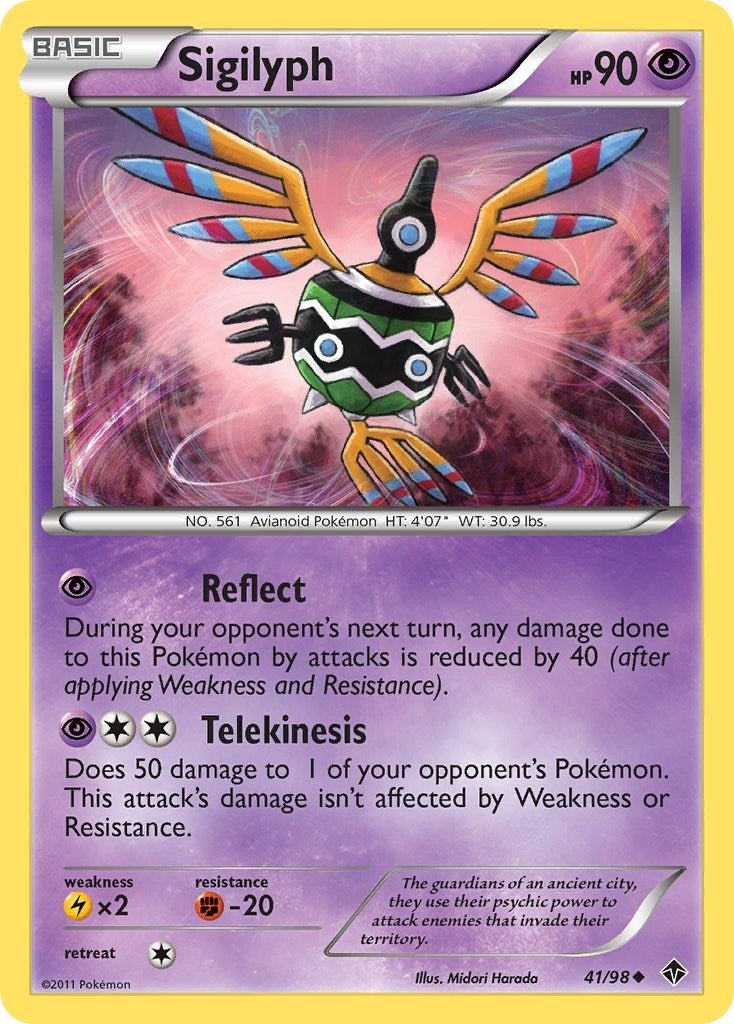 Image for Sigilyph (41) (Emerging Powers) (41/98) - Pokemon