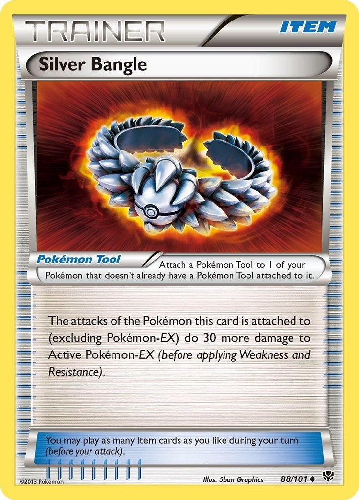 Image for Silver Bangle (Plasma Blast) (88/101) - Pokemon