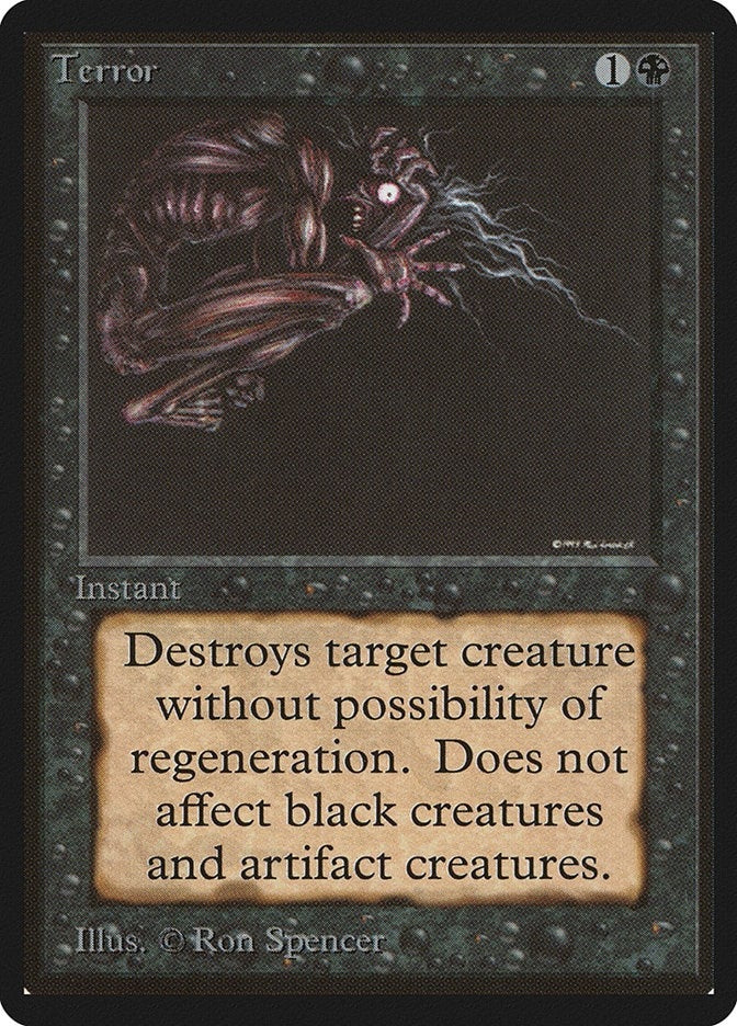 Image for Terror (Beta Edition) - Magic: The Gathering