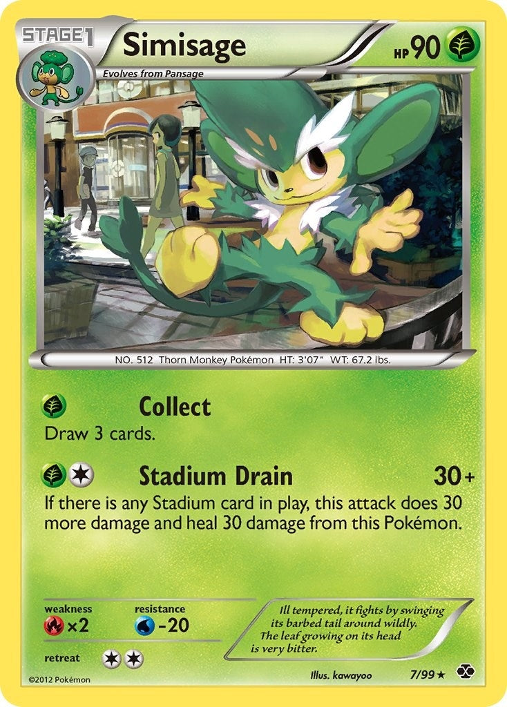 Image for Simisage (Next Destinies) (7/99) - Pokemon