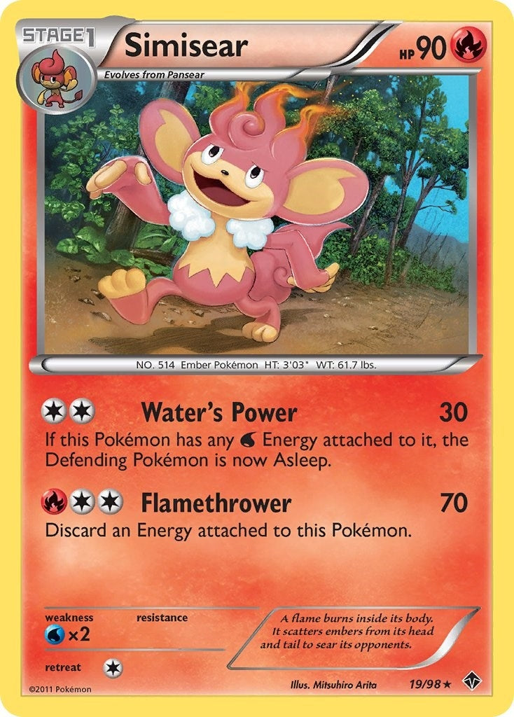 Image for Simisear (Emerging Powers) (19/98) - Pokemon