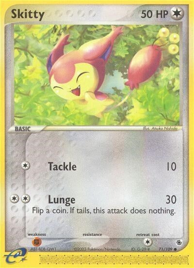 Image for Skitty (Ruby and Sapphire) (71/109) - Pokemon