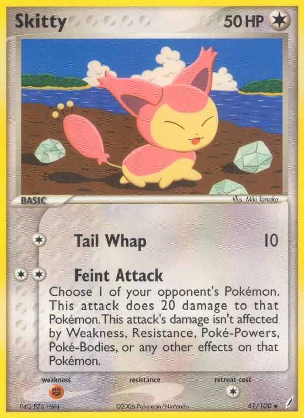Image for Skitty (Crystal Guardians) (41/100) - Pokemon