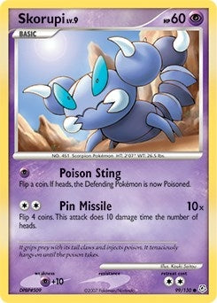 Image for Skorupi (Diamond and Pearl) (99/130) - Pokemon