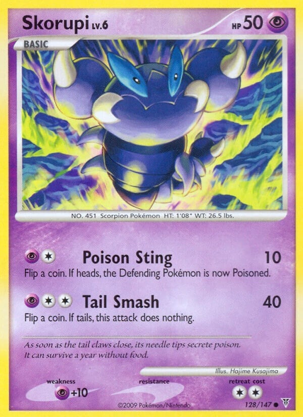 Image for Skorupi (Supreme Victors) (128) - Pokemon