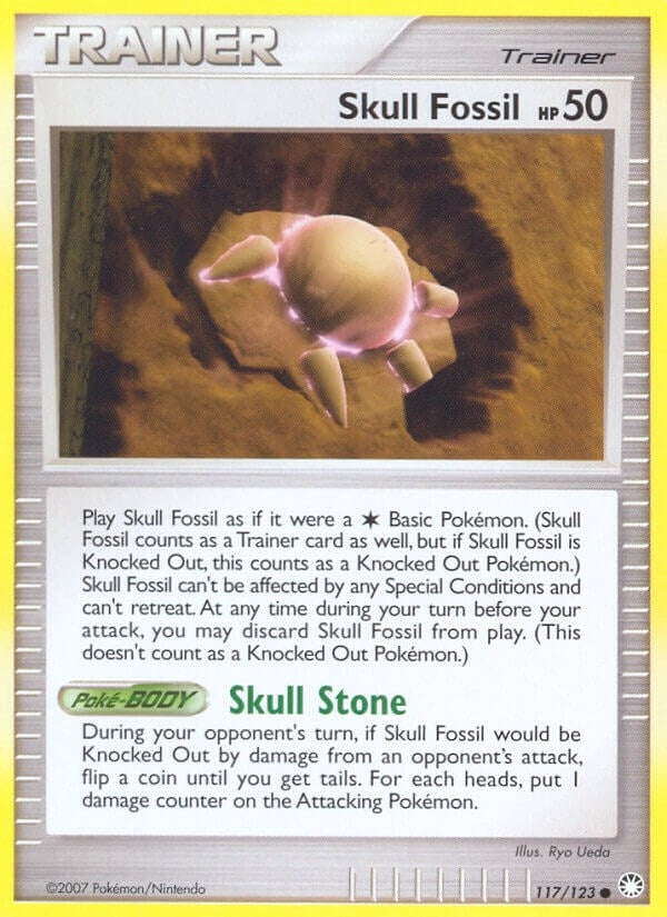 Image for Skull Fossil (Mysterious Treasures) (117/123) - Pokemon