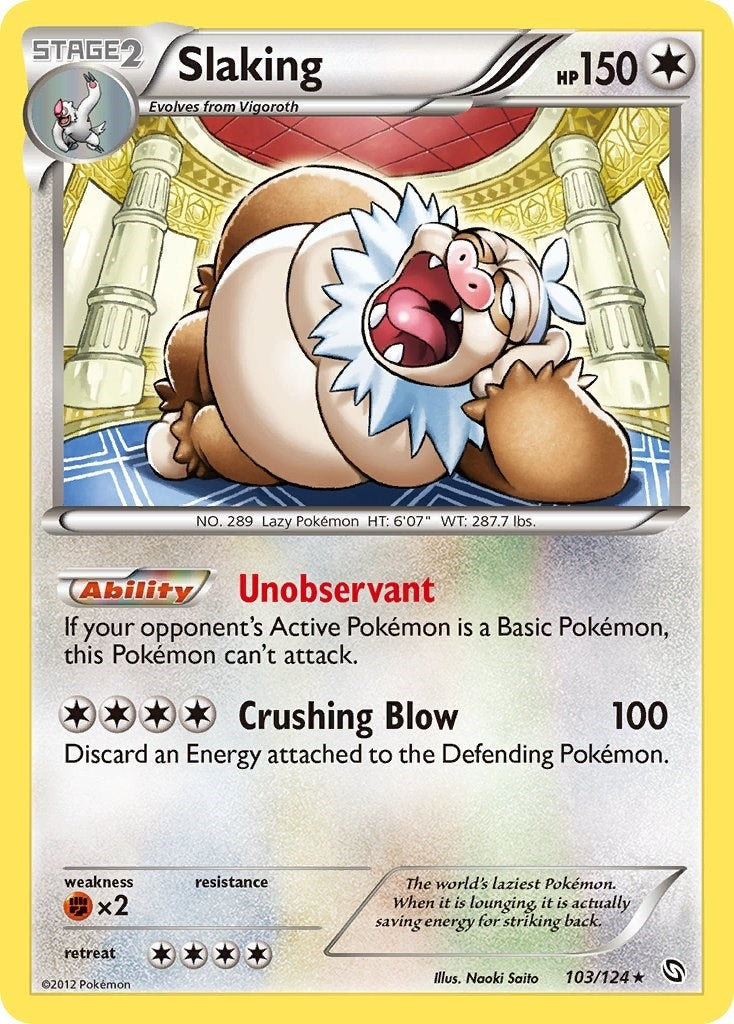 Image for Slaking (Dragons Exalted) (103/124) - Pokemon