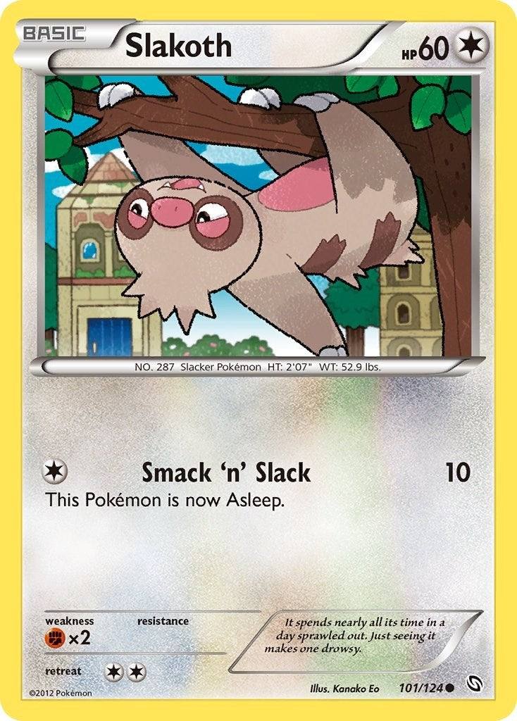 Image for Slakoth (Dragons Exalted) (101/124) - Pokemon